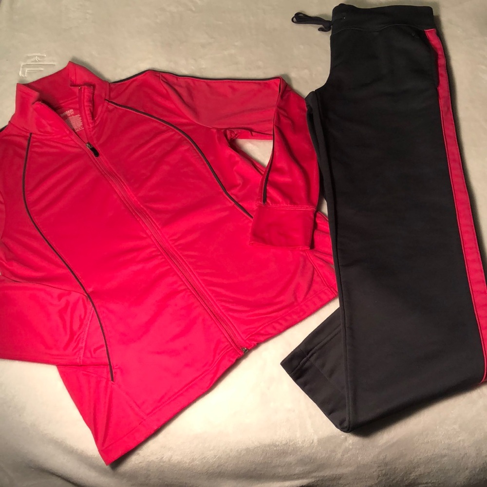 Workout/ Lounge Set Pink /Gray🌟